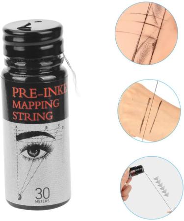 Gogogmee Eyebrow Ink Black Line Eyebrow Measure Tool Professional Eyebrow Line Portable Eyebrow Pencil - Buy Online on SooperMarket.com