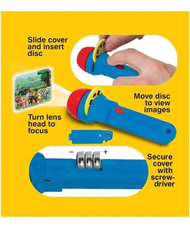 Buy PAW Patrol Flashlight and Projector - Multi-Colour Fun for Kids | International Shipping - Buy Online on SooperMarket.com