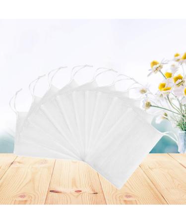 Healifty 20Pcs Exfoliating Mesh Soap Saver Bags - Handmade Bubble Foam Net for Longer-Lasting Soap | White - Buy Online on SooperMarket.com