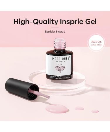 Modelones Gel Nail Polish 15ML Pink Gel Polish Soak Off LED Color Gel Home DIY Professional Salon Manicure Infinite Shine 28 Day Long Lasting 0.5 Fl Ounce - Buy Online on SooperMarket.com