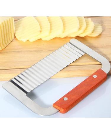 DD-life Pack of 2 Stainless Steel Wavy & Straight Soap Mold Loaf soap cutter Garnish Potato Vegetable Cake Cutter Cutting Tool Wavy& Straight - Buy Online on SooperMarket.com