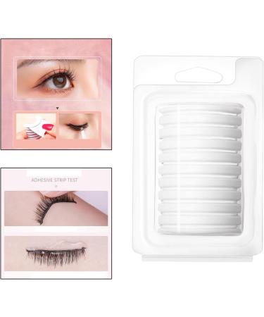 MERIGLARE 10 Pieces Self Glue Strips Glue False Lash Strips for All Strip Lashes Clear - Buy Online on SooperMarket.com