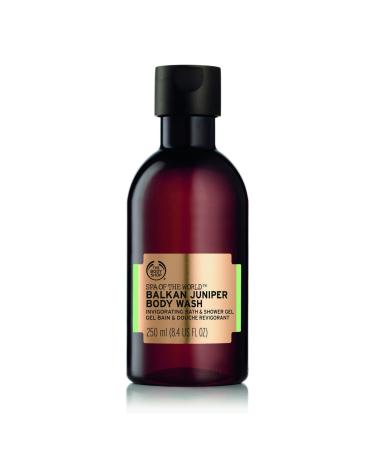 The Body Shop Spa of the World Balkan Juniper Body Wash Invigorating Bath and SHower Gel - 250ml