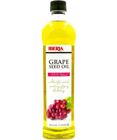Iberia All Natural Grapeseed Oil, 34 fl. oz.