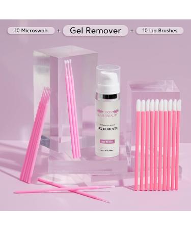20ml Eyelash Extension Remover Gel Set | Quick Dissolve in 60s | No Irritation Formula with Brushes | Fragrance-Free - Buy Online on SooperMarket.com