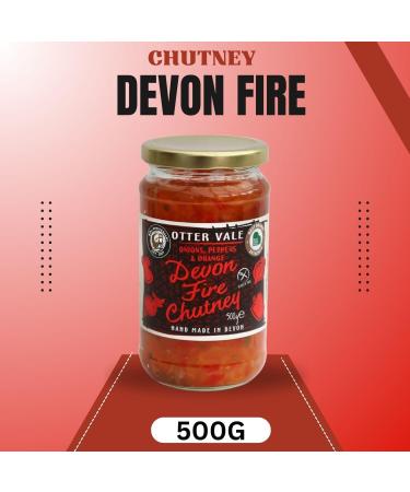 Otter Vale Chutney & Sauce Pic N Mix - Create Custom Jar Combo with 6 Flavours - Coronation Curried Peach Devon Fire Devon Onion & Pineapple Apple with West Country Cider Mango - Pack of 2 - Buy Online on SooperMarket.com