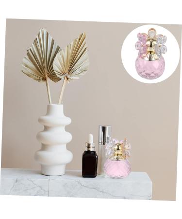 Gogogmee 1 Perfume Talco Perfumado Para Mujer Fragrance Pump Bottle Aroma Sprayer Container Vintage Aroma Container Car Scents for Women Refillable Essential Oil Sprayer Glass 9.00X6.00X6.00CM Pink - Buy Online on SooperMarket.com