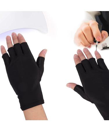 Dioche UV Glove for Nail Lamp - Professional Anti UV Manicure Tool for Nail Art - Black - Buy Online on SooperMarket.com