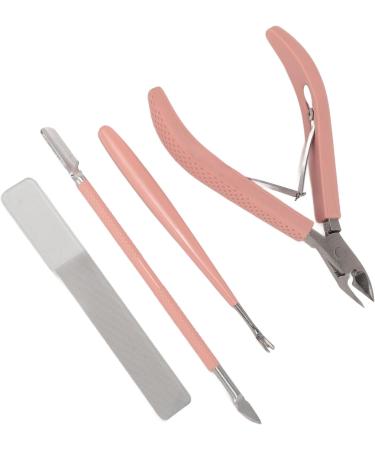 Nail Clipper Set Stainless Steel Multifunctional Portable Manicure Tool Set for Home Shop Travel (Pink) - Buy Online on SooperMarket.com