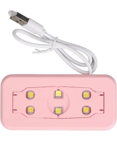 3Pcs Mini Nail Dryer Professional Nail Light Curing Gel LED Dryer Mouse Shape LED Nail Lamp Portable Nail Lamp Gel Polish Light for Nail Salon Home Travel (Roseate) - Buy Online on SooperMarket.com