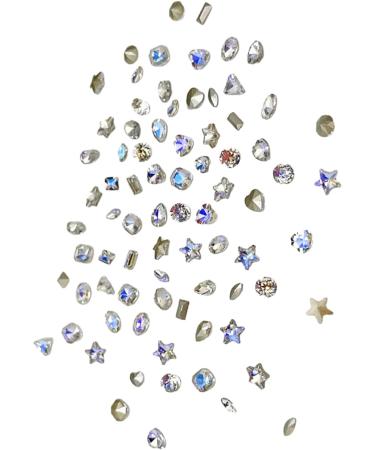Multi-Shape Nail Rhinestones Decoration Art Accessories Jewelry Diamond 3D Tips Glass Crystal Pendant Ornaments Manicure Nail Art Stickers Decals Flower Supplies Kit Polish Jewels Tools Accessories - Buy Online on SooperMarket.com