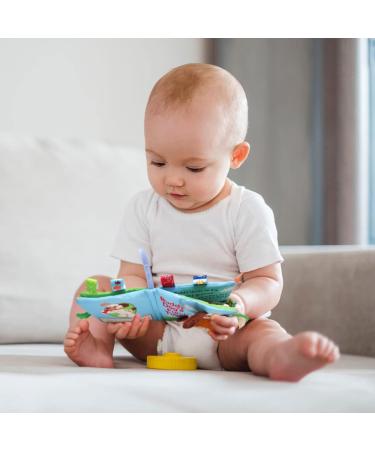 HanShe Baby Soft Cloth Book Set - High Contrast Crinkle Book 4 PCS for 0-6 Months | Educational Learning Toy for Infants | Fabric Baby Activity Book for Boys and Girls | Yellow - Buy Online on SooperMarket.com