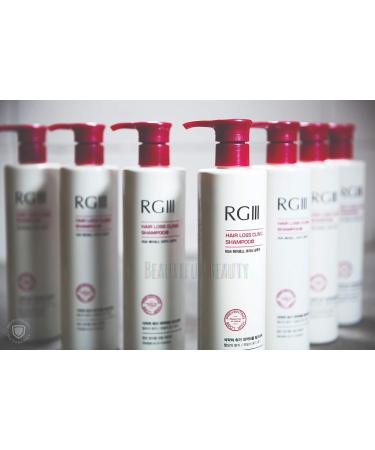 RGIII Hair Regeneration Clinic Shampoo Set - Red Ginseng Saponin, 6 Natural Ingredients - Hair Loss, Regrowth, Strengthening - Men & Women - 3pc (17.58oz x 3) - Buy Online on SooperMarket.com