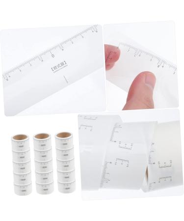 MAGICLULU 100 Pcs Eyebrow Measuring Tool Microblading Eyebrow Ruler Kit Make up White Supplies Paper - Buy Online on SooperMarket.com