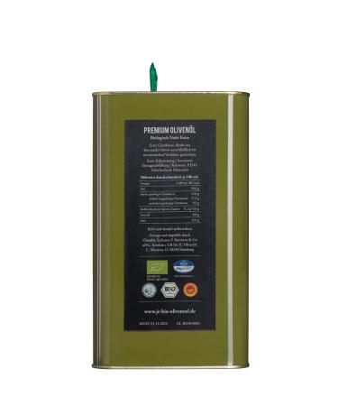 Buy JC Greek Extra Virgin Olive Oil - Organic Premium Quality Kalamata PDO (3L) - Available in 4 Sizes | International Shipping - Buy Online on SooperMarket.com