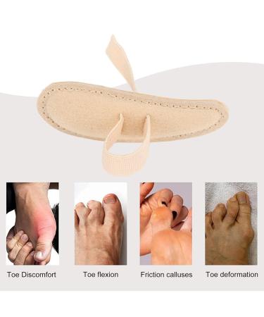 Adjustable Hammer Toe Crest Cushion for Left Foot - Comfortable Toe Buttress Pad for Foot Correction - Buy Online on SooperMarket.com