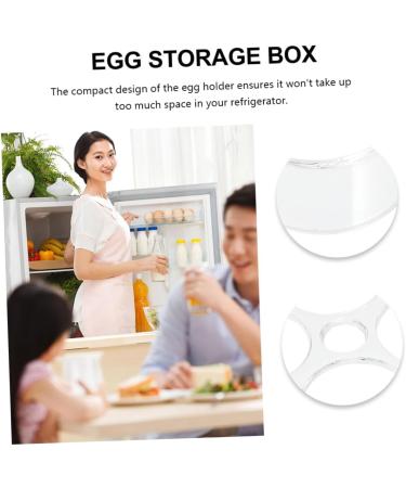 OSALADI Egg Holder Storage 3pcs egg storage racks egg holder refrigerator refrigerator egg storage drawer egg rack - Buy Online on SooperMarket.com