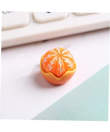 KOMBIUDA 24pcs Artificial Fruit Realistic Fruit Decoration Kitchen Wedding Decoration Jewelry Making Fruits Hair Clips Charm Fake Orange Kid Jewelry Resin Fruit Ornaments Child Lemon Mini - Buy Online on SooperMarket.com