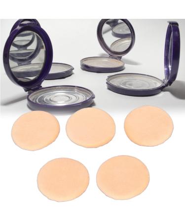Soft Texture Washable Powder Puff - 5pcs Face Makeup Puff in Orange | International Shipping Available - Buy Online on SooperMarket.com