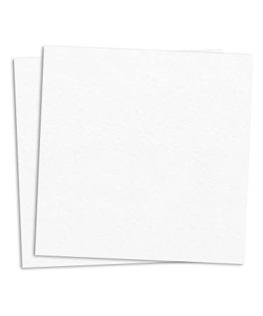 25 Sheets  White Cardstock Paper Heavyweight - 110 lb. Cover  12 x 12 White 25 Sheets