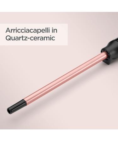 BaByliss 10mm Curling Wand C449E - Quartz-Ceramic Curling Iron for Tight Afro Curls | Pink & Black International Shipping Available - Buy Online on SooperMarket.com