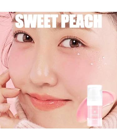 Pink Peach Soft Cream Liquid Blush - Long-Lasting, Moisturizing, Waterproof Makeup for Cheeks, Lips, and Eyes - Buy Online on SooperMarket.com