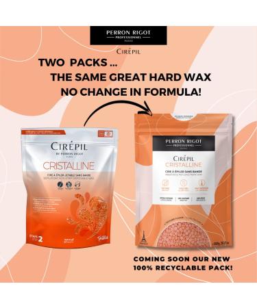 Cirepil Cristalline Wax Beads 800g - Hypoallergenic & Rosin-Free Formula for Sensitive Skin - Unscented Gel Texture - 28.22 oz Bag - Buy Online on SooperMarket.com