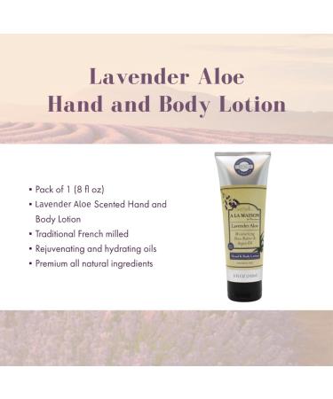 A LA MAISON Lavender Aloe Hand and Body Lotion 240ml | Nourishing Moisturizer for Soft Skin | Buy Internationally - Buy Online on SooperMarket.com