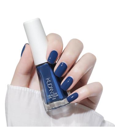 TBeautfave Navy Blue Nail Polish Quick Drying Long Lasting Nail Polish - Pastel Water Based Formula Nail Varnish - Fast and Easy Aapplication Water Resistant- for DIY Nail Art No Need Baking 27