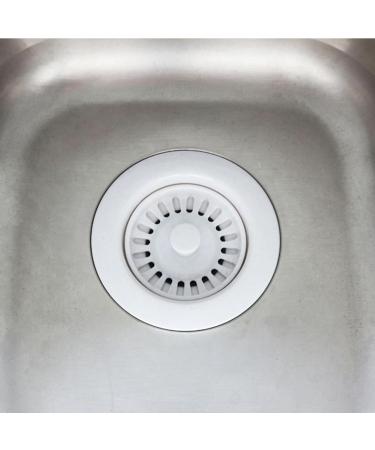 White Sink Plug Kitchen Sink Strainer Plug Waste Plug Basin Water Seal Plug Durable Smooth Maintenance Convenient Sink Stopper - Buy Online on SooperMarket.com