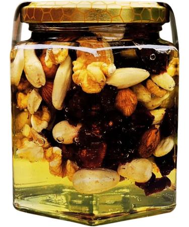 Pure Acacia Honey Cranberries & Mixed Nuts - 480g | Raw & Natural | Ethically Harvested | Boosts Vitality and Immunity | Sustainable Packaging - Buy Online on SooperMarket.com