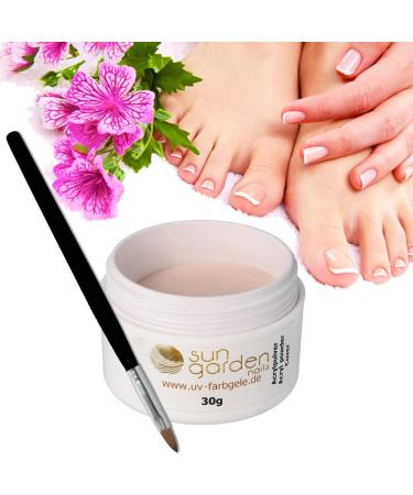Sun Garden Nails Acrylic Powder Set - 30g Cover Powder with Acrylic Brush for Perfect Nail Art - International Shipping Available - Buy Online on SooperMarket.com