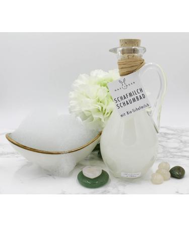 Haslinger 6018 Sheep's Milk Bubble Bath Amphora - Nourishing 250 ml Luxury Bath Experience | International Shipping Available - Buy Online on SooperMarket.com