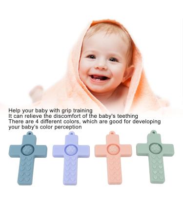 Teethe Odorless Silicone Chew Toy Set - 4 Colorful PCS for Hospitals | Safe & Durable - Buy Online on SooperMarket.com