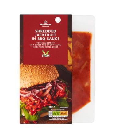 Morrisons Jackfruit in Sweet & Smoky BBQ Sauce 150g x 8