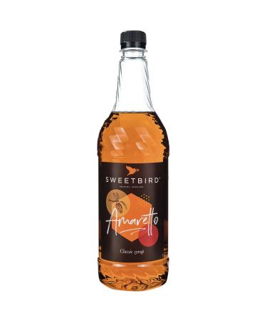 Sweetbird Amaretto Syrup (1 Litre) - Vegan Friendly Amaretto Syrup Only