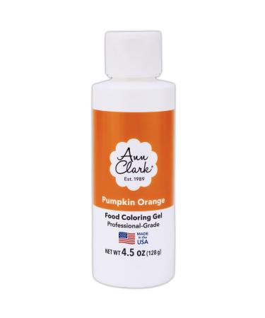 Ann Clark Pumpkin Orange Food Coloring Gel Large 4.5 oz Professional Grade Made in USA