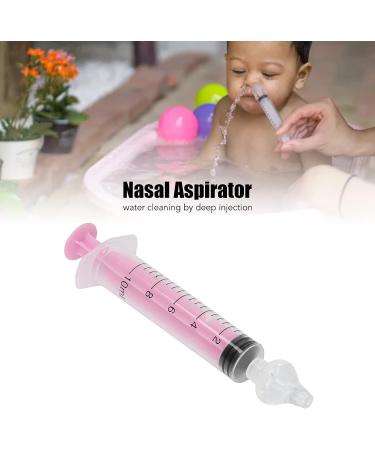 4Pcs Reusable Silicone Nasal Rinse Kit for Newborns & Toddlers - Pink Nasal Irrigator Syringe - Buy Online on SooperMarket.com