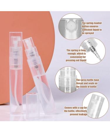 BYCUFF Mini Spray Bottle Mini Clear Plastic Spray Bottle Empty Fine Mist Refillable Perfume Bottle 5Ml Perfume Atomizer - Buy Online on SooperMarket.com