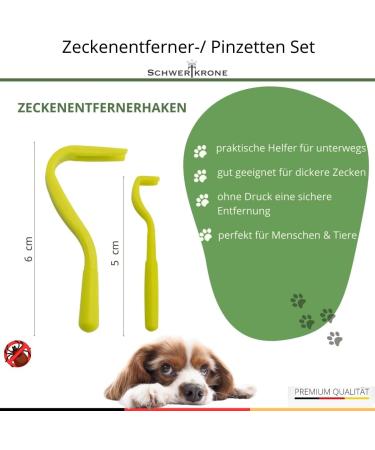 Sword Crown 6 Set Tick Pliers for Dogs & Cats - Perfect Tick Removal Tools & Tweezers for Pets - Buy Online on SooperMarket.com