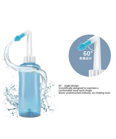 Nasal Irrigation Set 60 Angle Chloride 500ml Bottle Clear Scale, Home Use - Buy Online on SooperMarket.com
