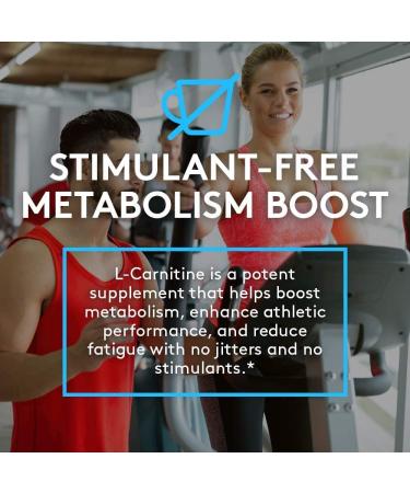 RSP L-Carnitine 500mg Weight Loss Supplement - Non-Stimulant Metabolism Booster for Men and Women - Amino Acid Workout Diet Pills - 120 Capsules - Buy Online on SooperMarket.com