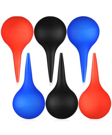Healvian Light Bulbs 6 Pcs Rubber Ear Syringe Soft Hand Ear Washing Squeeze Bulb 60ml for Kids Adults Pet and Laboratory Tool Light Bulb