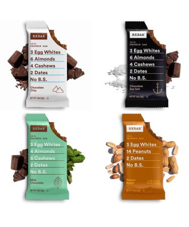 RXBAR Variety Pack 1.83oz (Pack of 12) | High Protein Gluten-Free Snack in Sanisco Packaging - Buy Online on SooperMarket.com