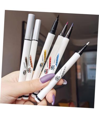 PLAFOPE 6pcs Liquid Eyeliner Pen Ultra-fine Felt-tip Eyeliner White Liquid Eyeliner Pink Eyeliner Abs - Buy Online on SooperMarket.com