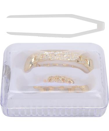 Denture Sets Dental Decorative Brackets Hip Hop Dental Supports Hip Hop Dental Decorations(Gold) - Buy Online on SooperMarket.com