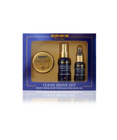 Admiral Male Grooming Clean Shave Set | Premium Shaving Essentials for Smooth Skin - Buy Online on SooperMarket.com