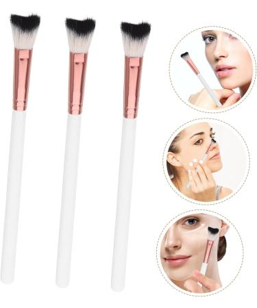 Beavorty 3pcs Fish Tail Brush Makeup Brush Nose Shadow Brush Nose Contour Brush Nose Brush Aluminum Tube - Buy Online on SooperMarket.com