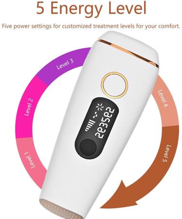 5 Light Intensity IPL Hair Removal Device - Whole Body Laser Hair Removal Solution - Buy Online on SooperMarket.com