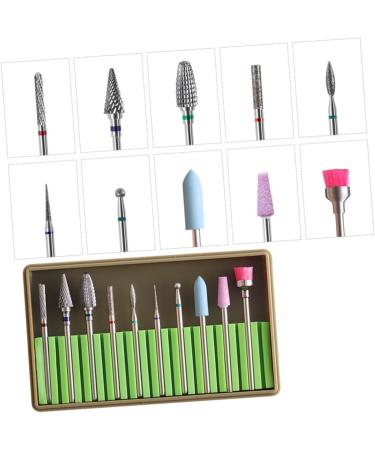 FOMIYES 2 Sets Para U as Nail Molding Gel Nails Gel Diamond Nail Bit Nail Art Supplies Nail Drill Bit Brush Nail Drill Bits Nail Drill Tool Head Grinding Head Nail File 5x1cmx2pcs Greenx2pcs - Buy Online on SooperMarket.com